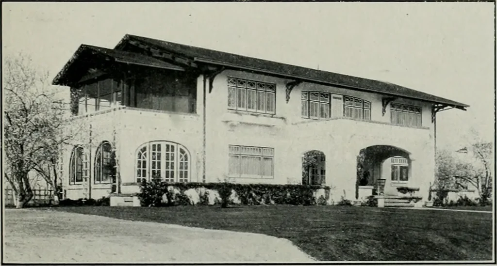 An illustration from The Architect & engineer of California and the Pacific Coast, 1905, leaf 66