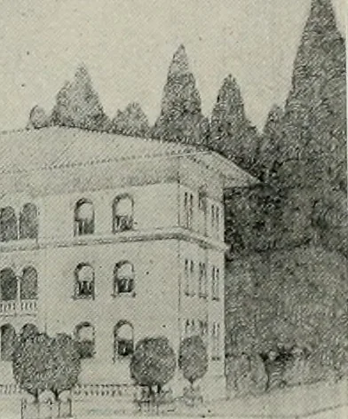 An illustration from The Architect & engineer of California and the Pacific Coast, 1905, leaf 82