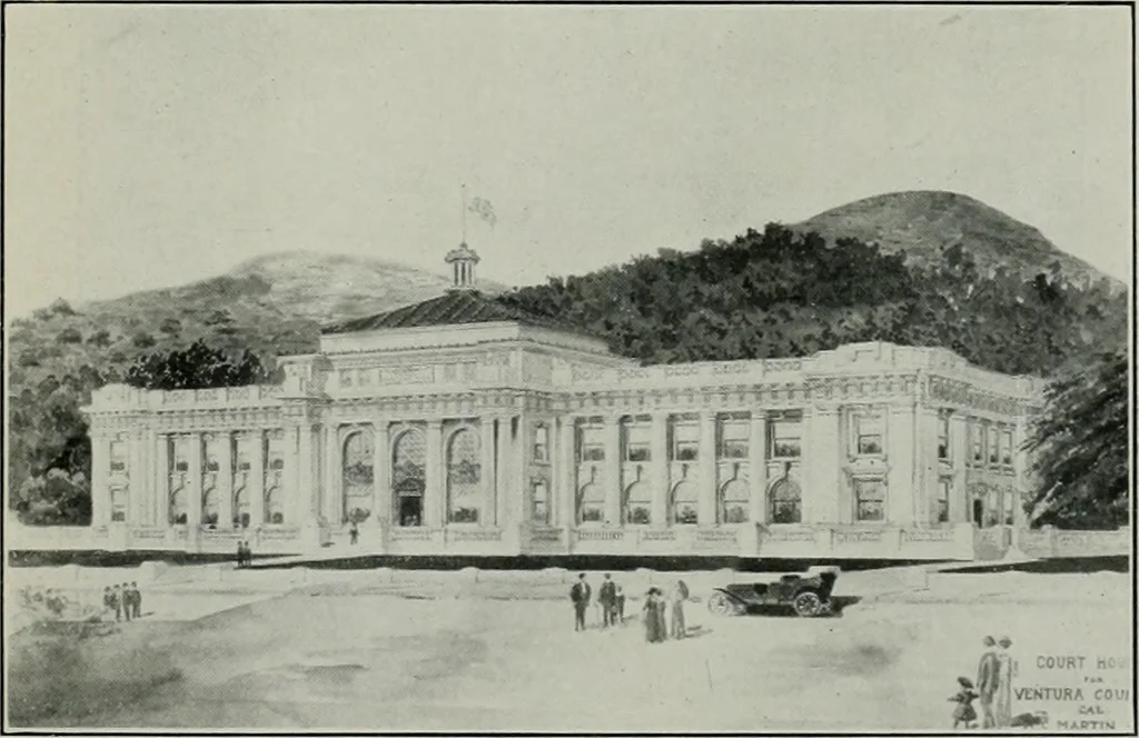 An illustration from The Architect & engineer of California and the Pacific Coast, 1905, leaf 92
