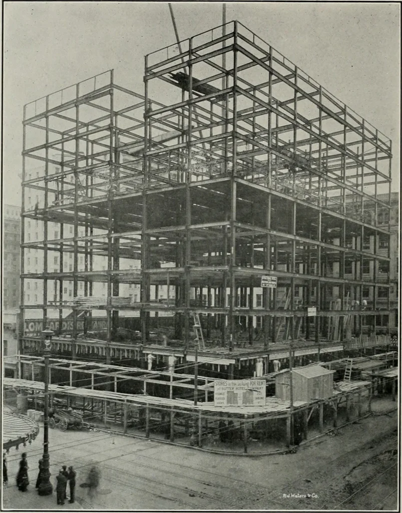 An illustration from The Architect & engineer of California and the Pacific Coast, 1905, leaf 95