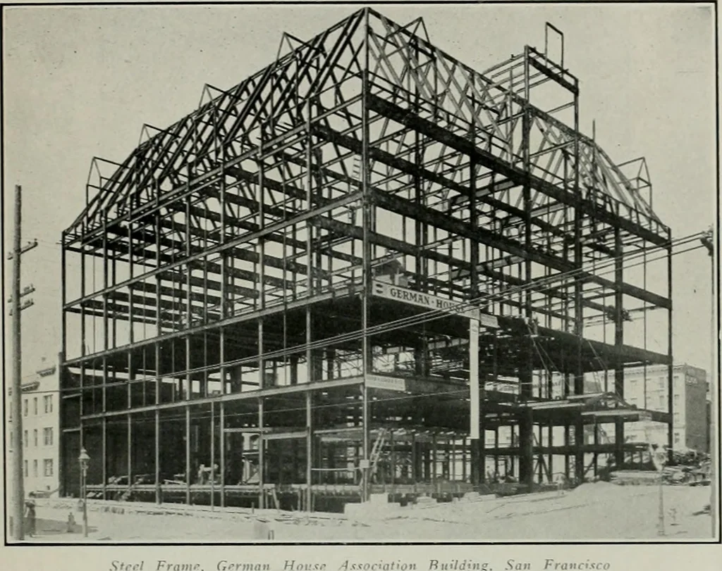 An illustration from The Architect & engineer of California and the Pacific Coast, 1905, leaf 96
