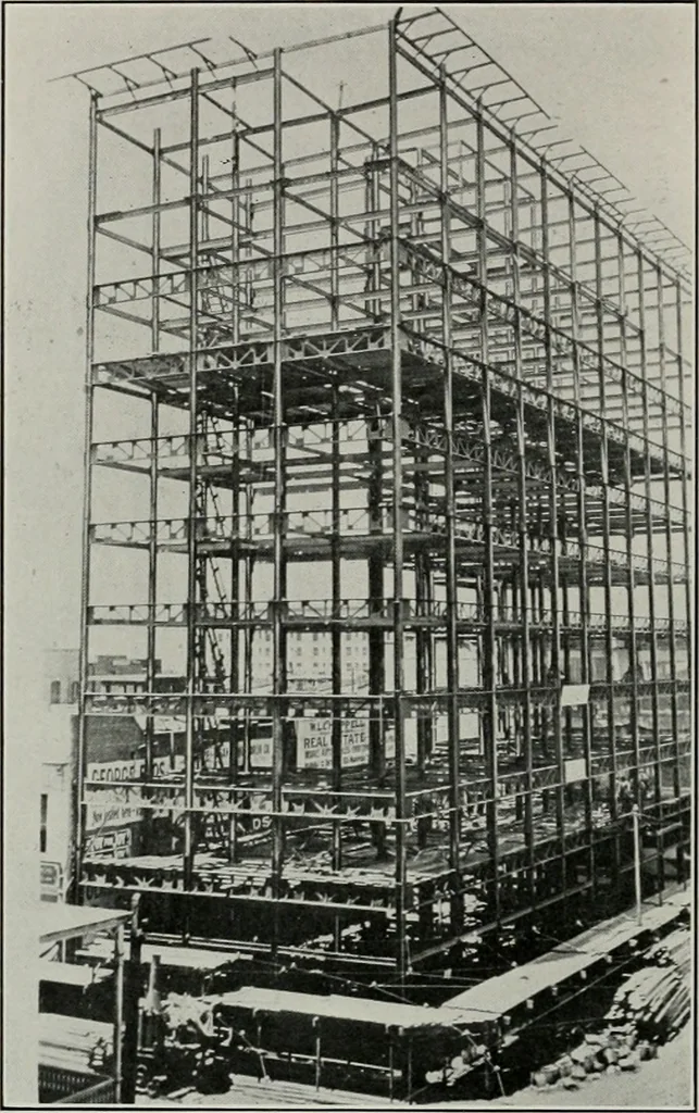 An illustration from The Architect & engineer of California and the Pacific Coast, 1905, leaf 97
