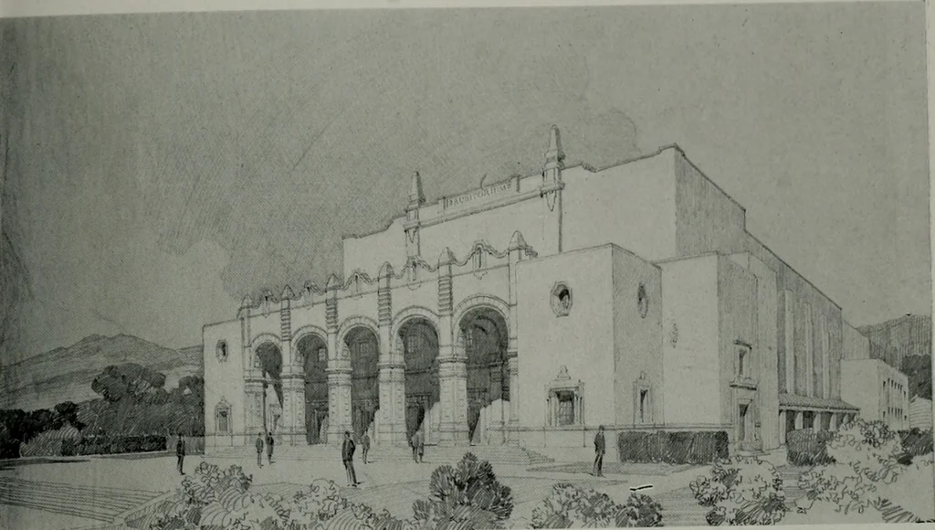 An illustration from Architect and engineer, 1905, leaf 114
