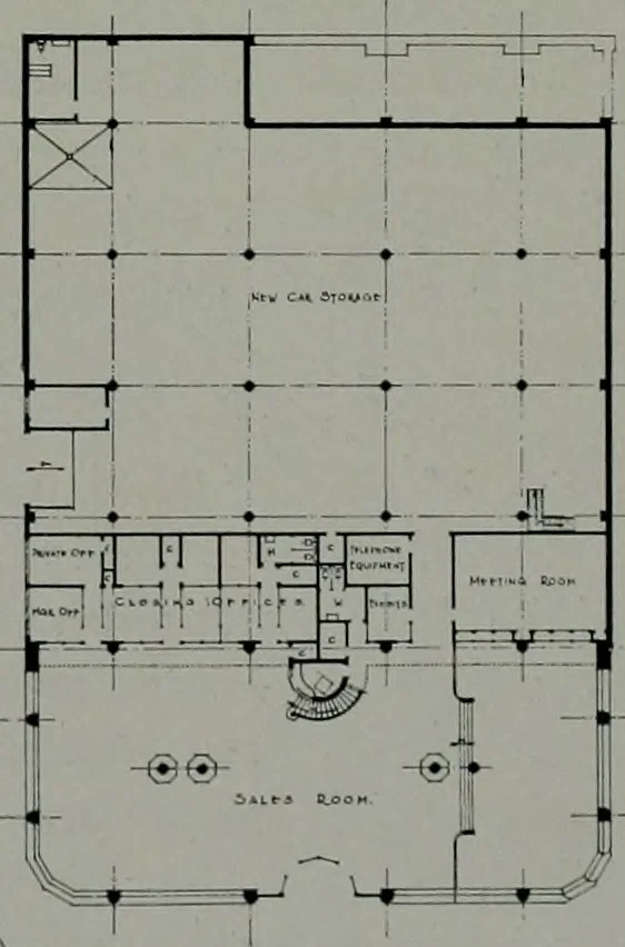 An illustration from Architect and engineer, 1905, leaf 185