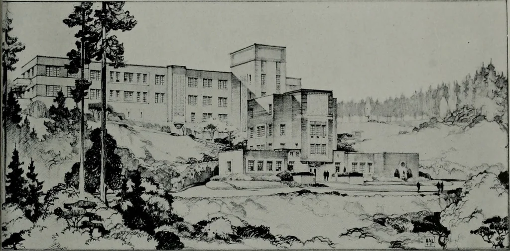 An illustration from Architect and engineer, 1905, leaf 282