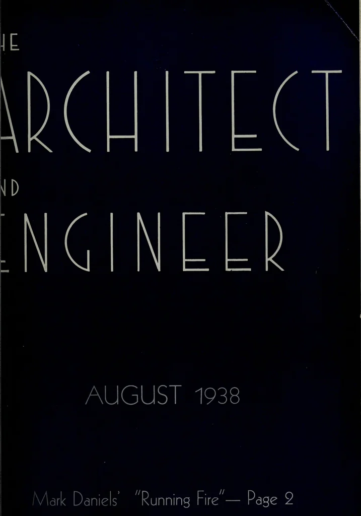 An illustration from Architect and engineer, 1905, leaf 334