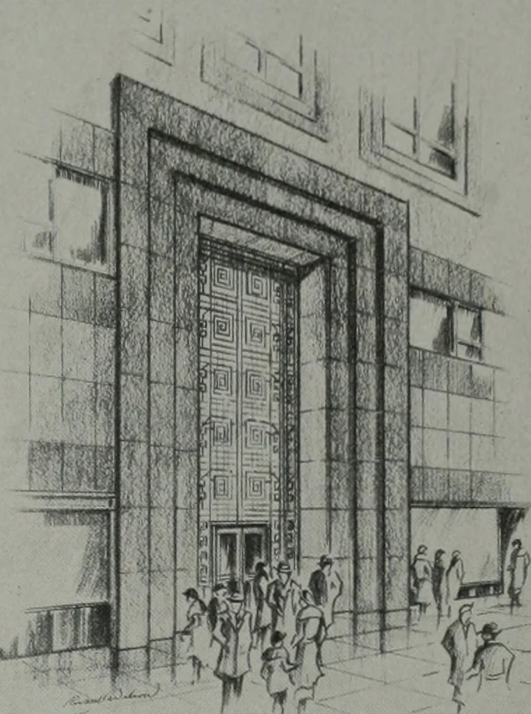 An illustration from Architect and engineer, 1905, leaf 354