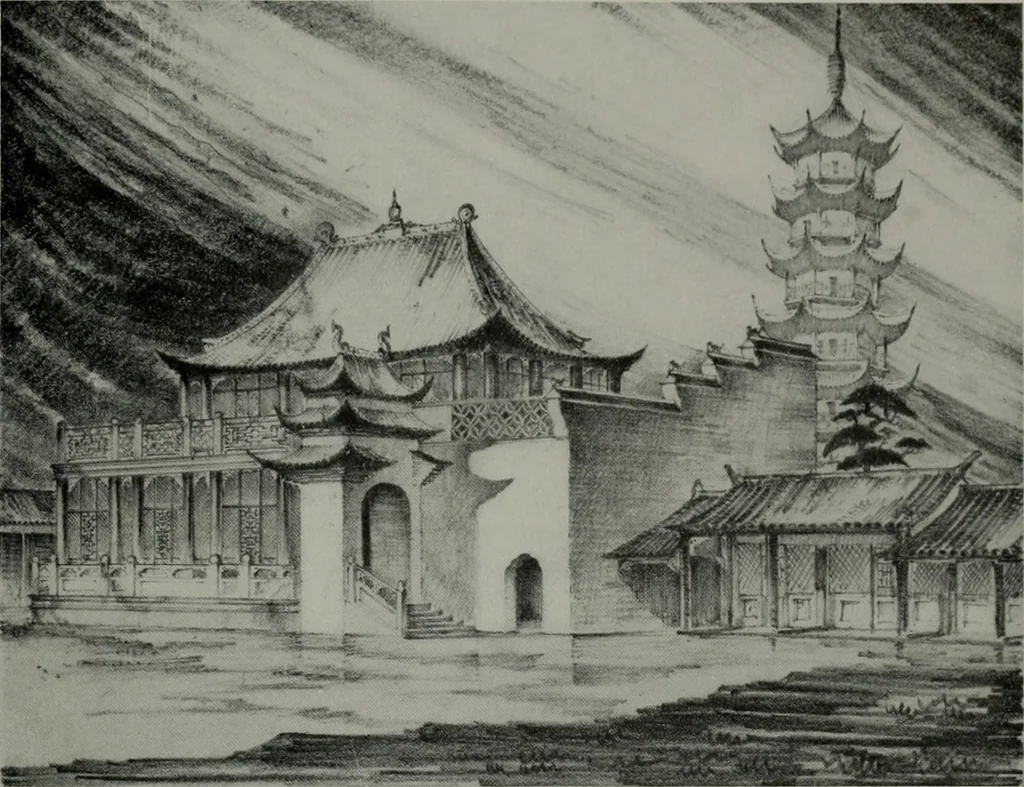 An illustration from Architect and engineer, 1905, leaf 460