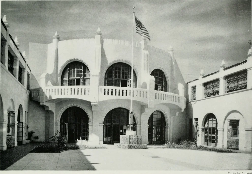 An illustration from Architect and engineer, 1905, leaf 108