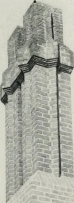An illustration from Architect and engineer, 1905, leaf 168