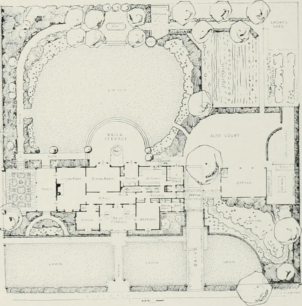 An illustration from Architect and engineer, 1905, leaf 172