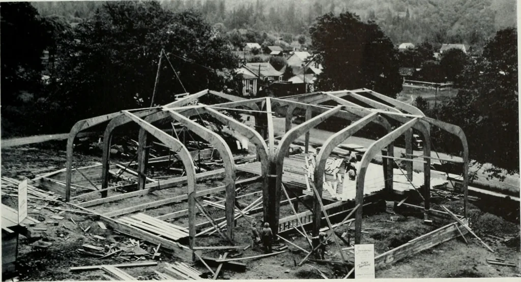 An illustration from Architect and engineer, 1905, leaf 196