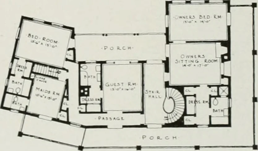 An illustration from Architect and engineer, 1905, leaf 20