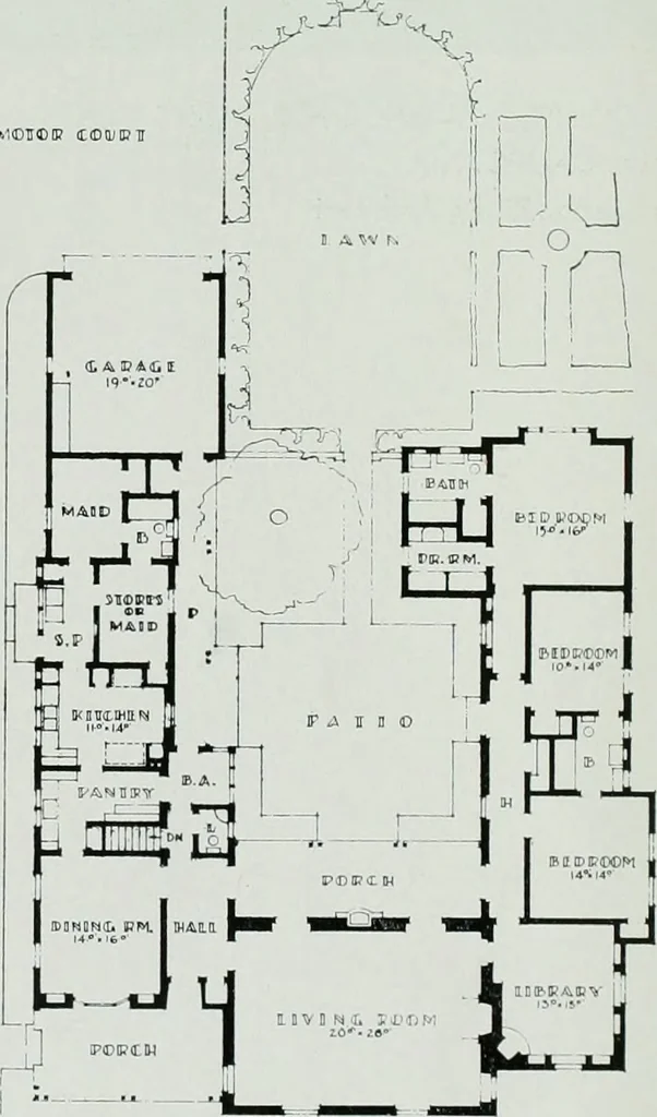An illustration from Architect and engineer, 1905, leaf 25
