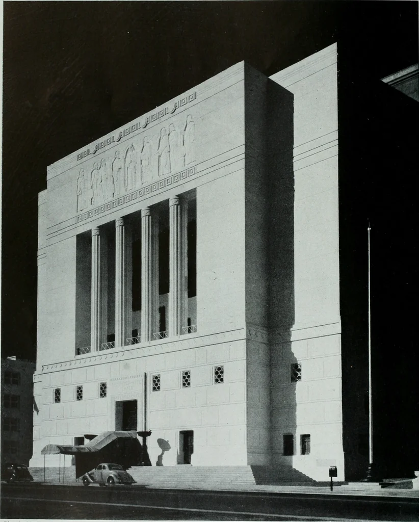 An illustration from Architect and engineer, 1905, leaf 255