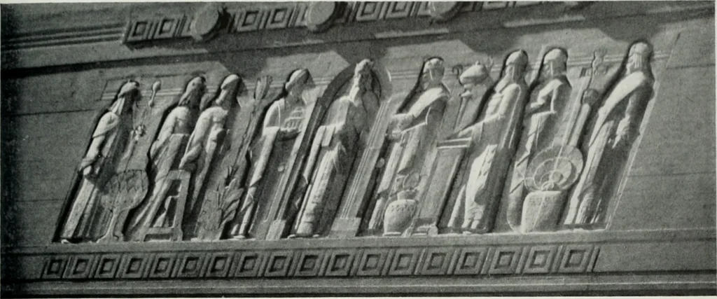 An illustration from Architect and engineer, 1905, leaf 256