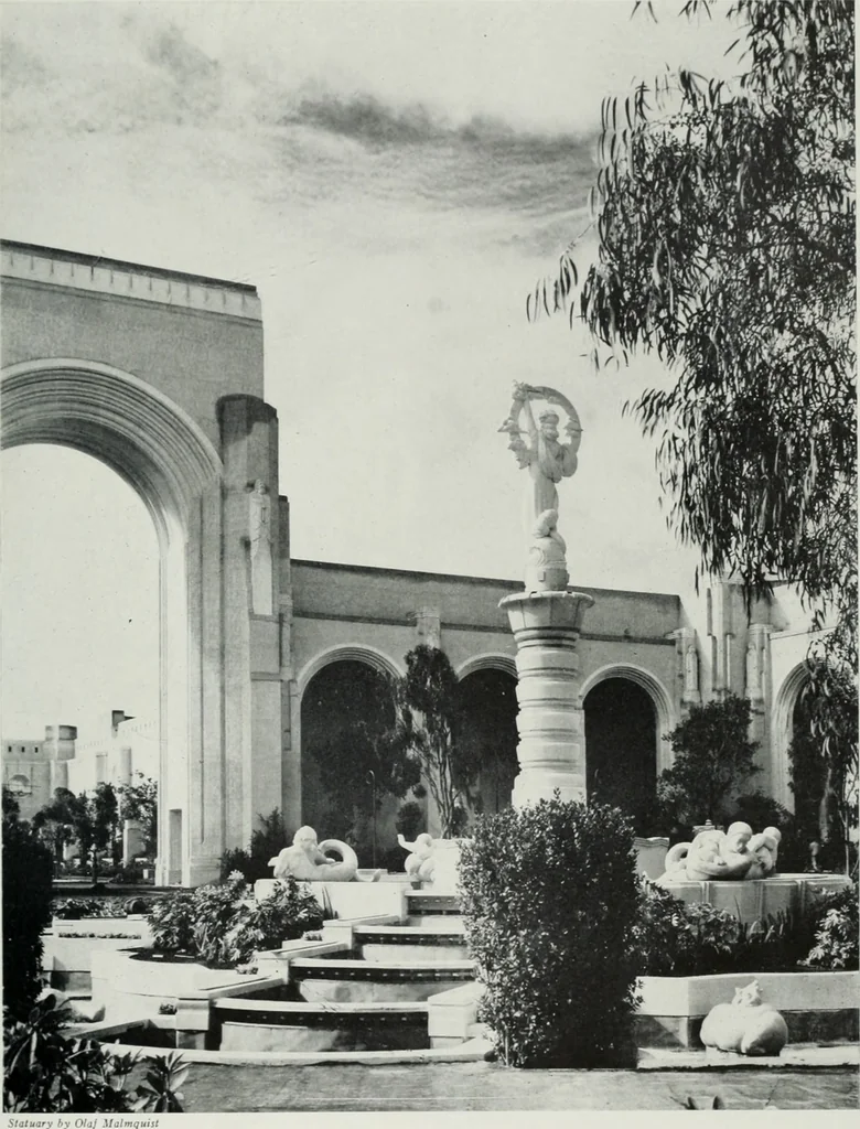 An illustration from Architect and engineer, 1905, leaf 316