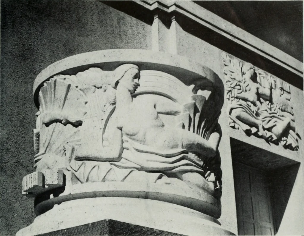 An illustration from Architect and engineer, 1905, leaf 330