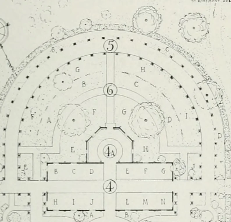 An illustration from Architect and engineer, 1905, leaf 386