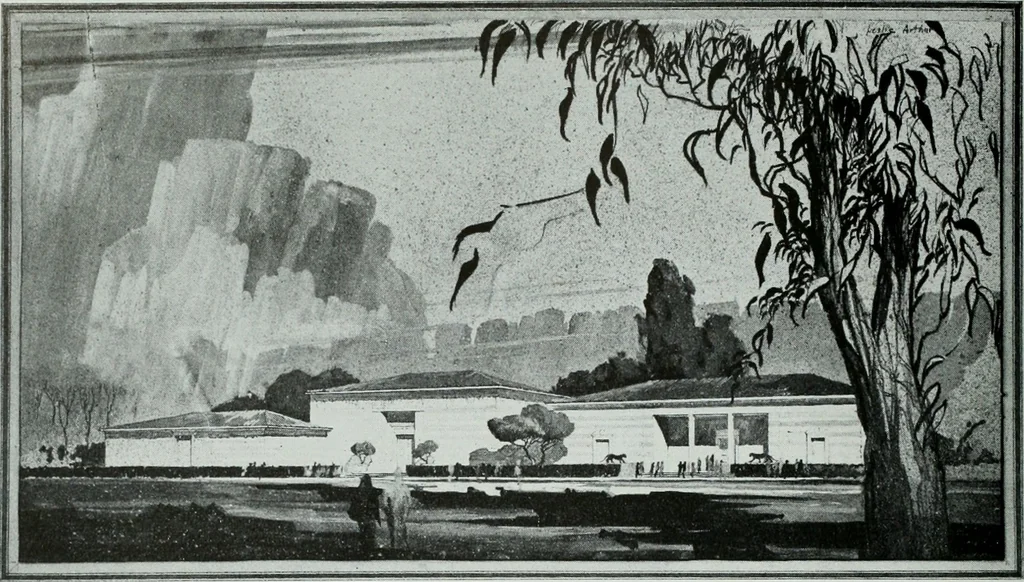 An illustration from Architect and engineer, 1905, leaf 393