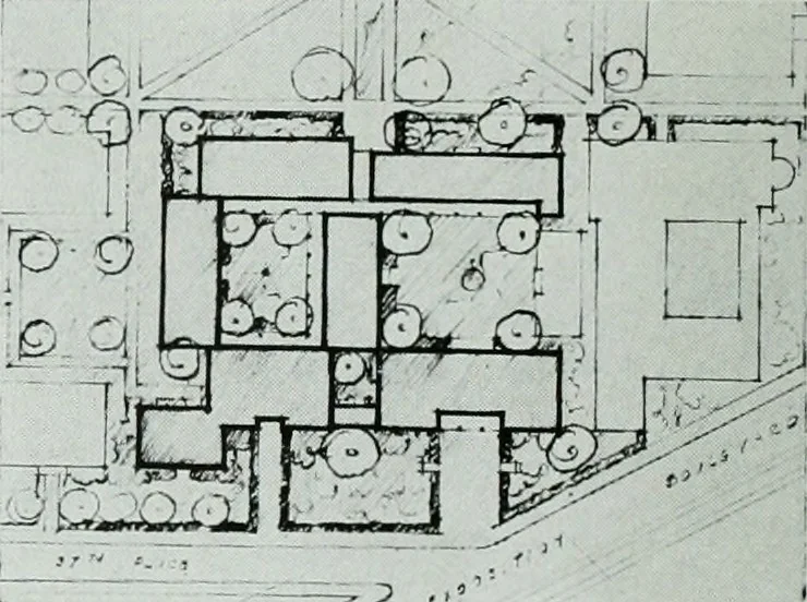 An illustration from Architect and engineer, 1905, leaf 393