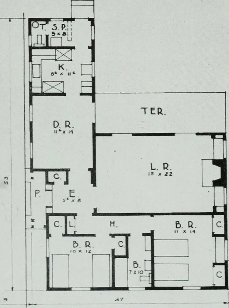An illustration from Architect and engineer, 1905, leaf 401