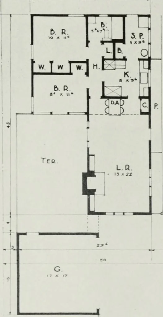 An illustration from Architect and engineer, 1905, leaf 402