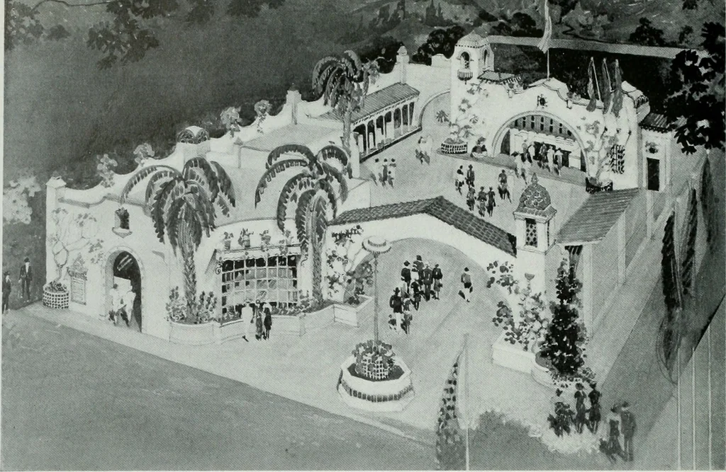 An illustration from Architect and engineer, 1905, leaf 53