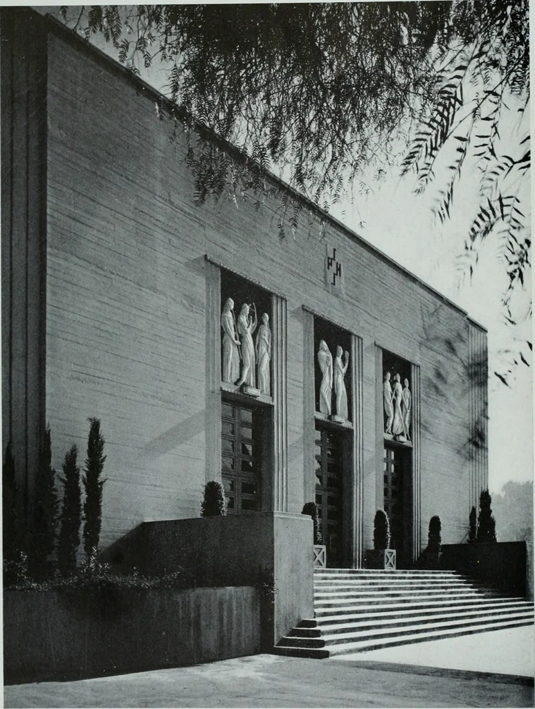 An illustration from Architect and engineer, 1905, leaf 87