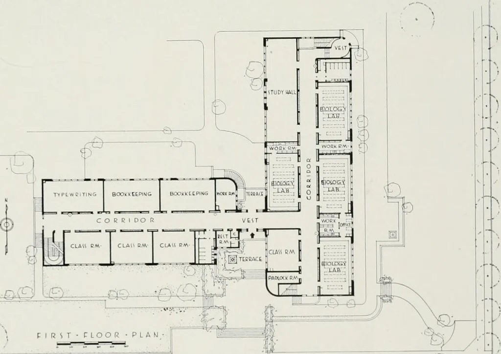An illustration from Architect and engineer, 1905, leaf 96
