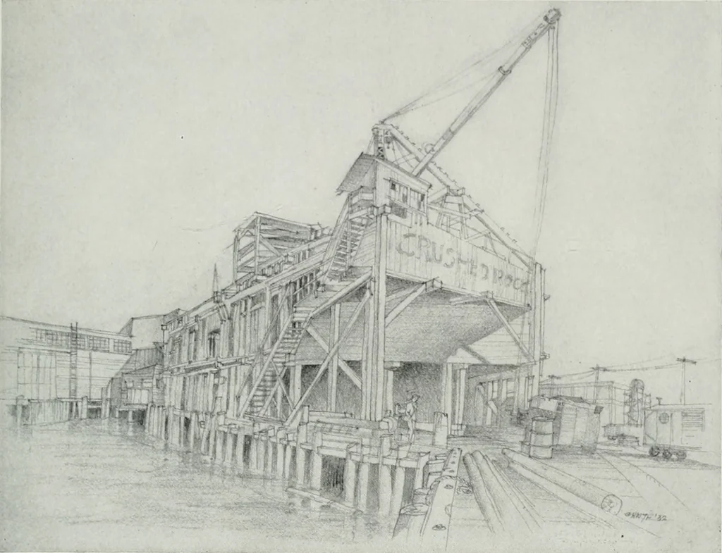 An illustration from Architect and engineer, 1905, leaf 266