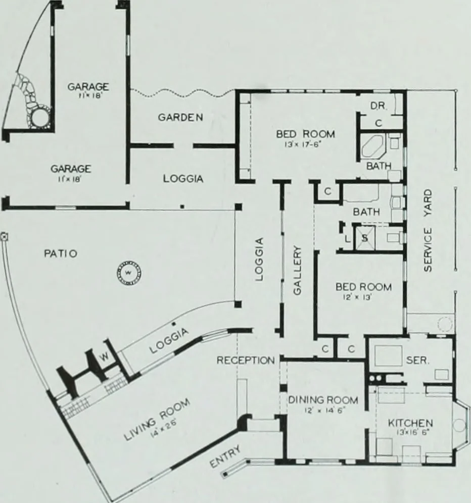 An illustration from Architect and engineer, 1905, leaf 353
