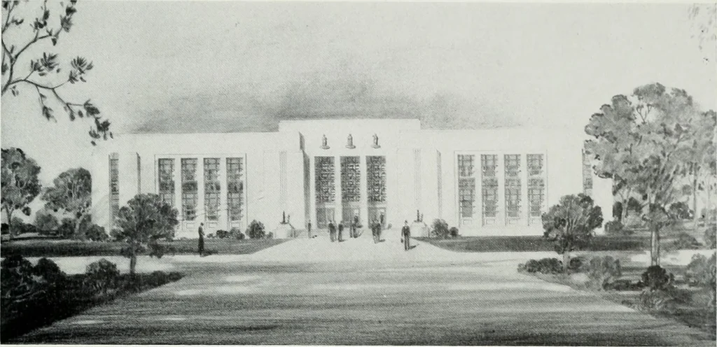 An illustration from Architect and engineer, 1905, leaf 412