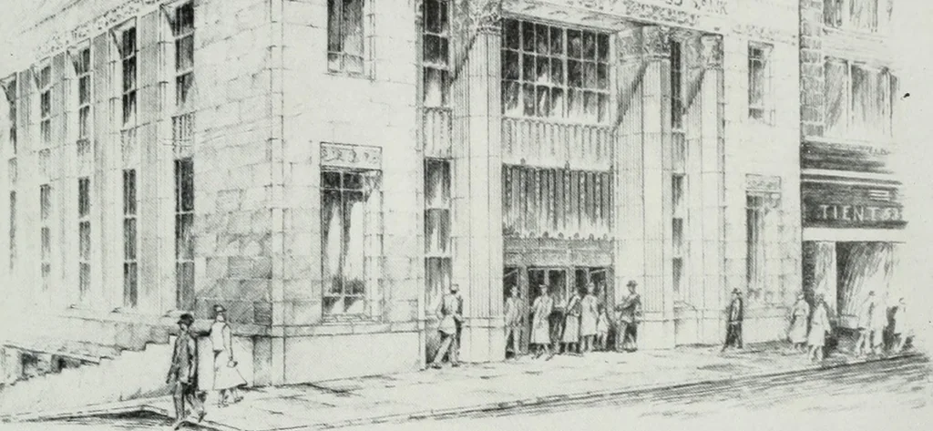 An illustration from Architect and engineer, 1905, leaf 418