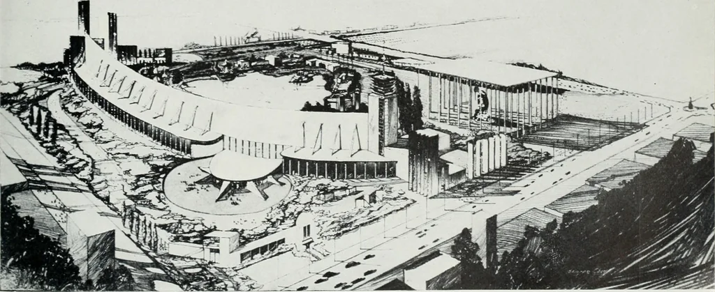 An illustration from Architect and engineer, 1905, leaf 44