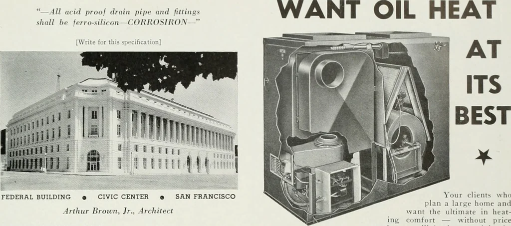 An illustration from Architect and engineer, 1905, leaf 460