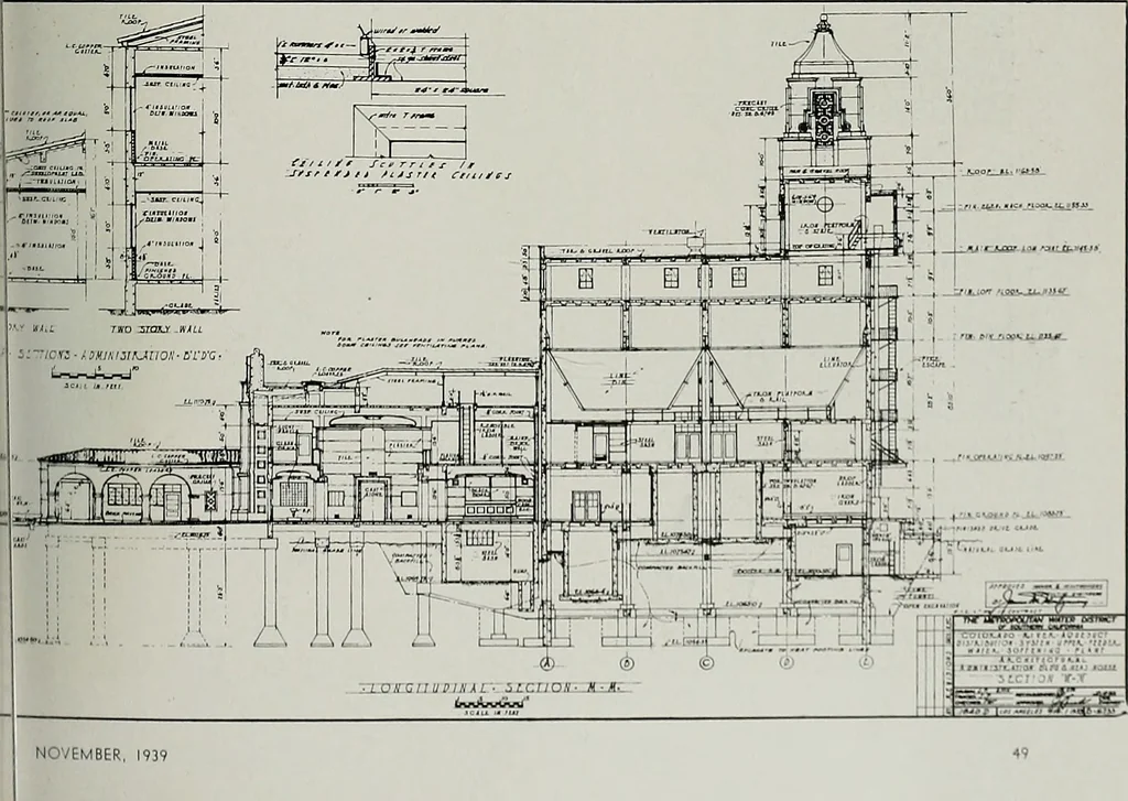 An illustration from Architect and engineer, 1905, leaf 136