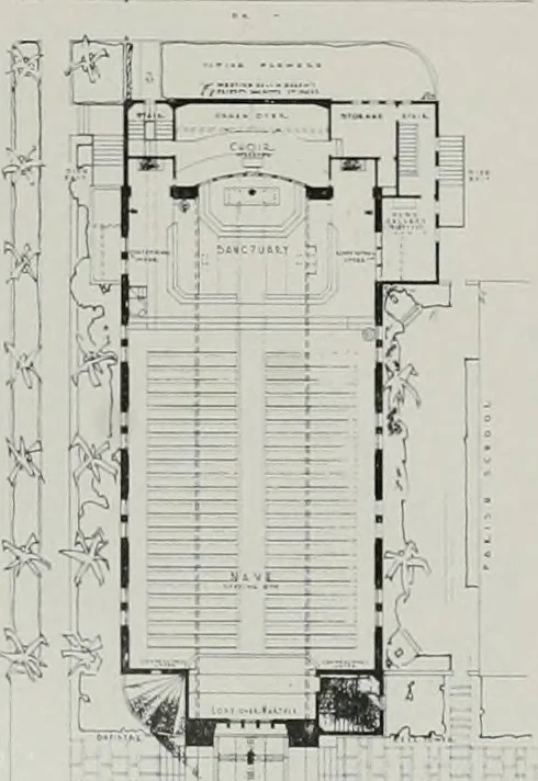 An illustration from Architect and engineer, 1905, leaf 333