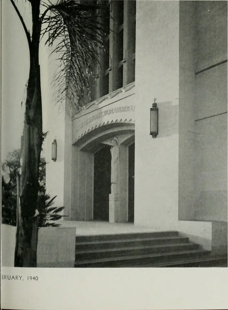 An illustration from Architect and engineer, 1905, leaf 334