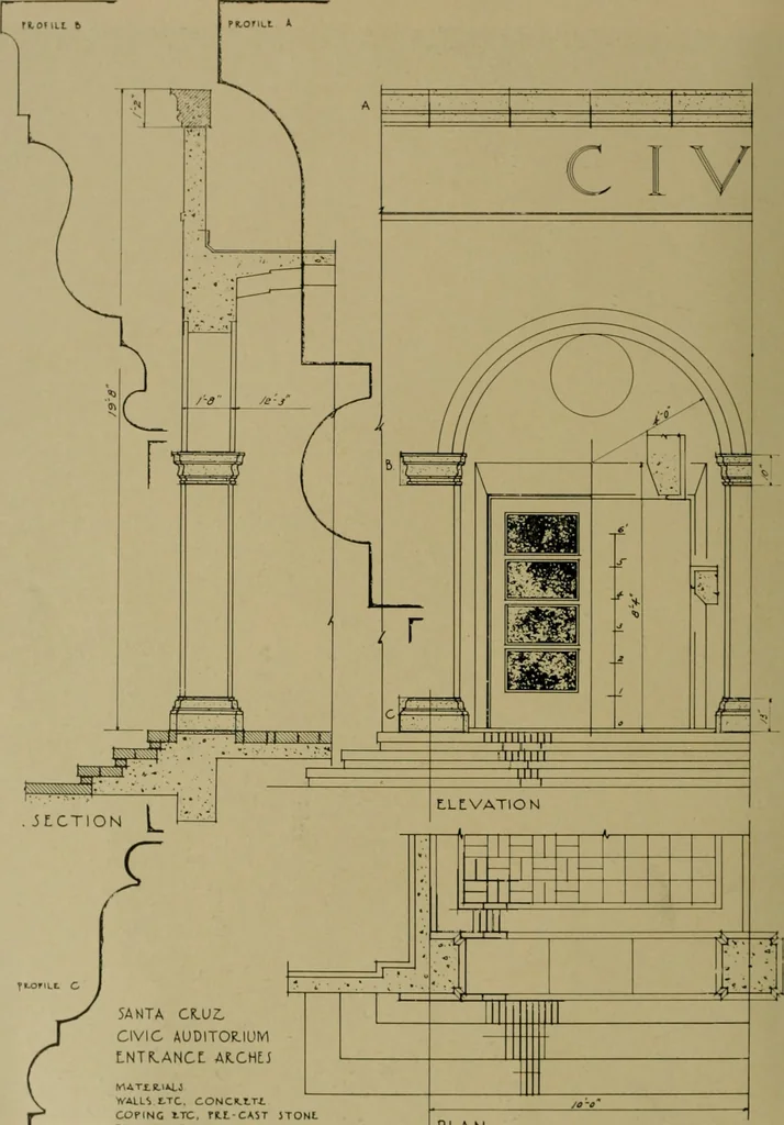 An illustration from Architect and engineer, 1905, leaf 113
