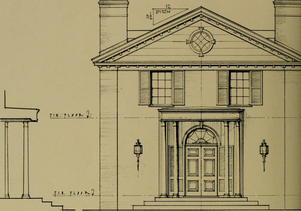 An illustration from Architect and engineer, 1905, leaf 179