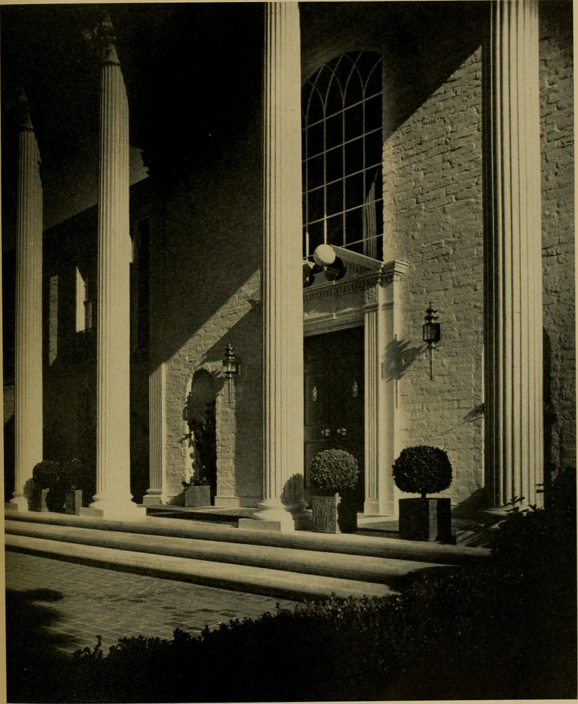 An illustration from Architect and engineer, 1905, leaf 182