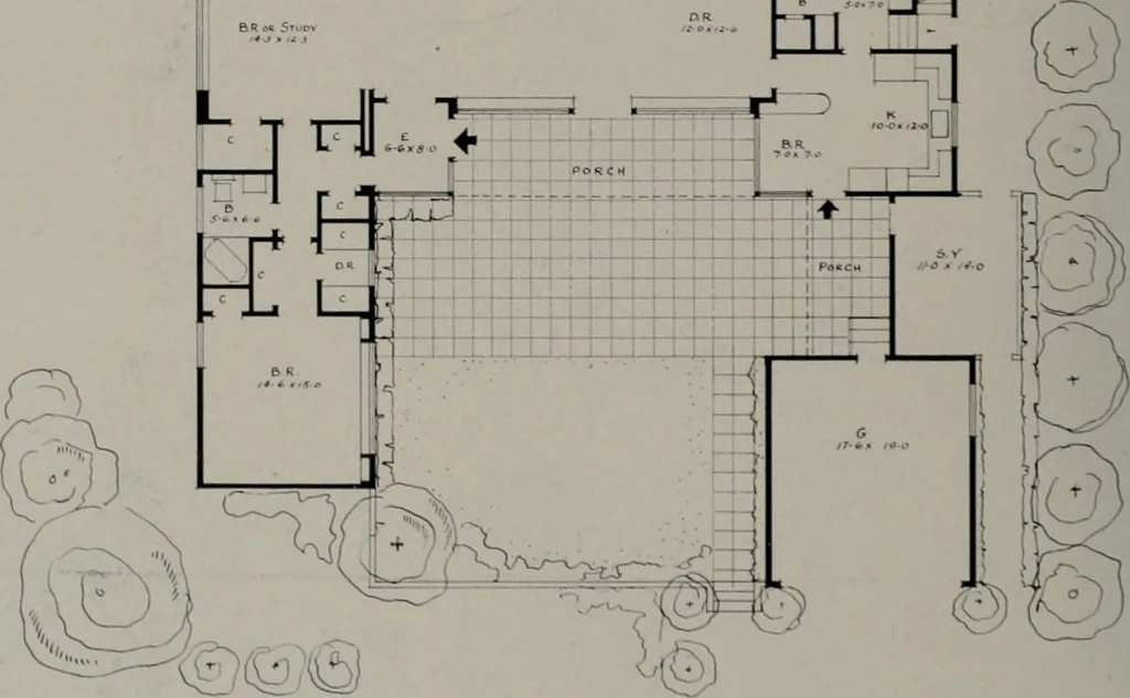 An illustration from Architect and engineer, 1905, leaf 243