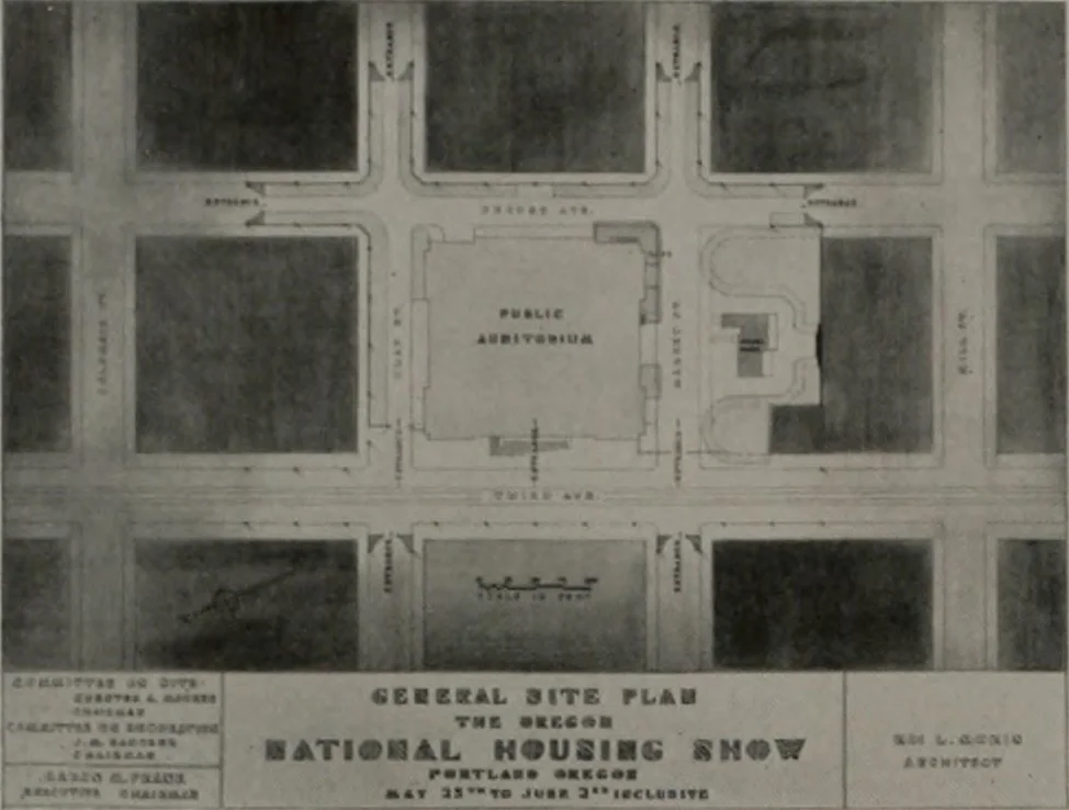 An illustration from Architect and engineer, 1905, leaf 307