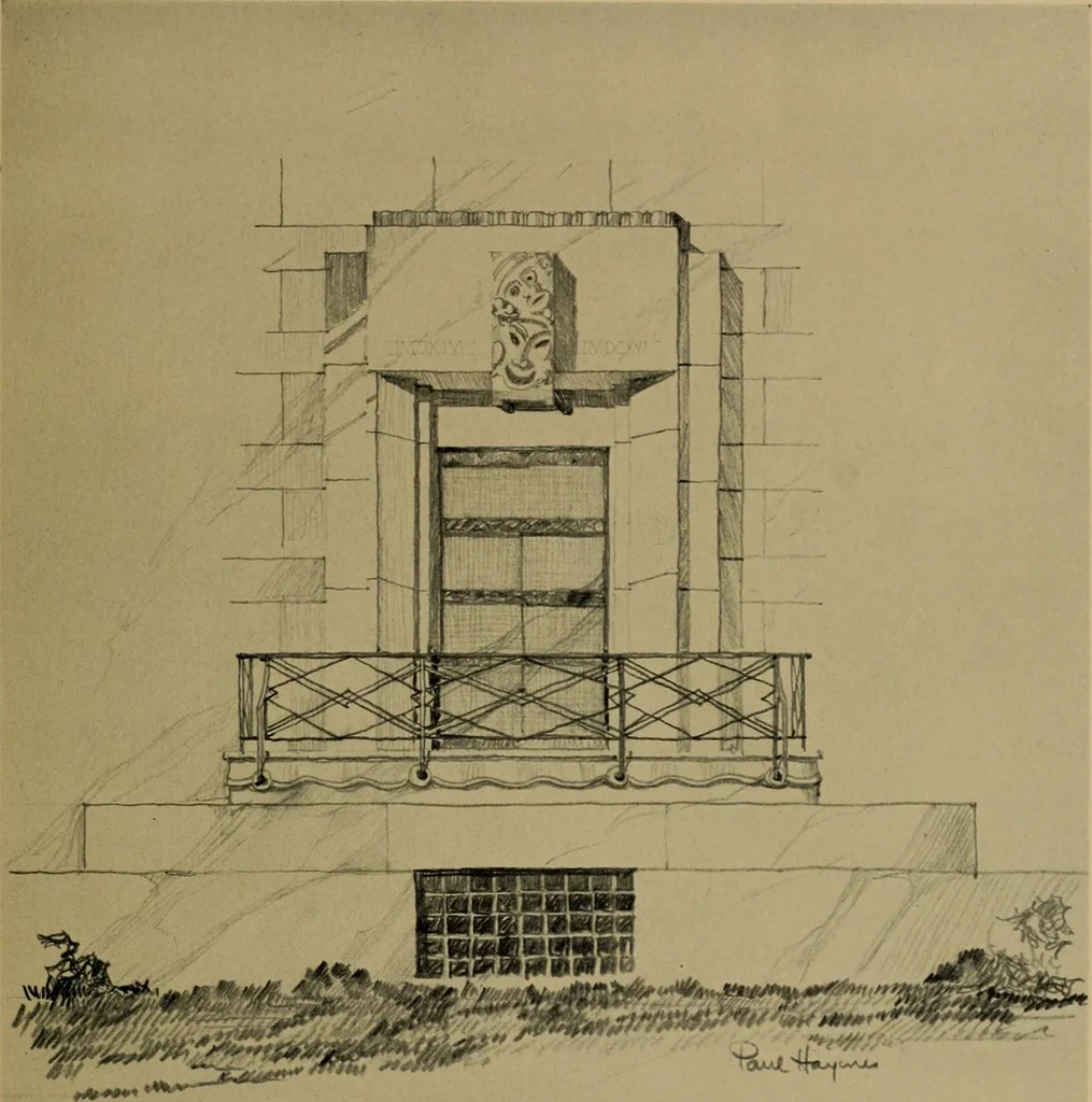 An illustration from Architect and engineer, 1905, leaf 320