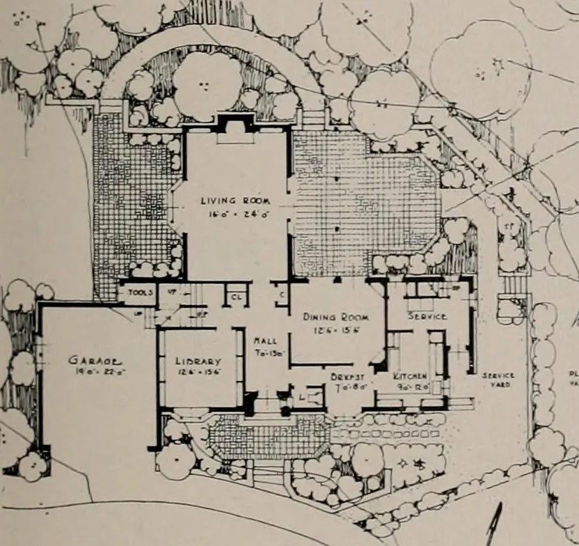 An illustration from Architect and engineer, 1905, leaf 36
