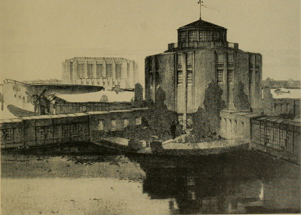 An illustration from Architect and engineer, 1905, leaf 390