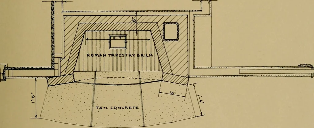 An illustration from Architect and engineer, 1905, leaf 46