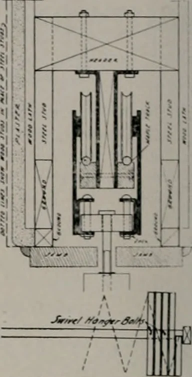 An illustration from Architect and engineer, 1905, leaf 69