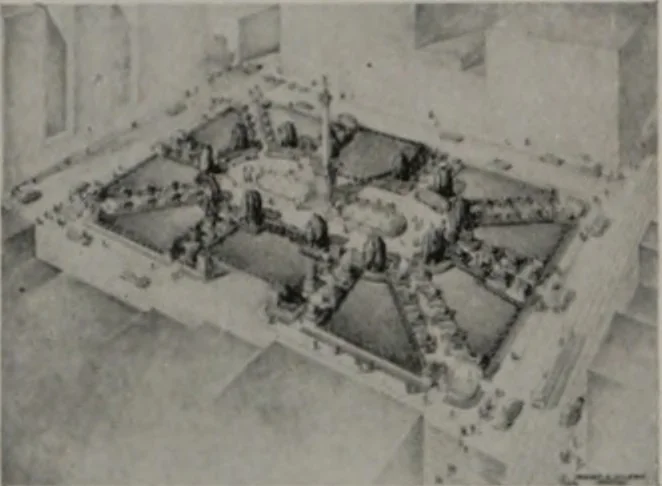 An illustration from Architect and engineer, 1905, leaf 79
